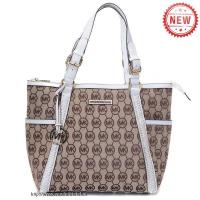 michael kors logo monogram groot beige bakken Handtas Classic tsi6w244